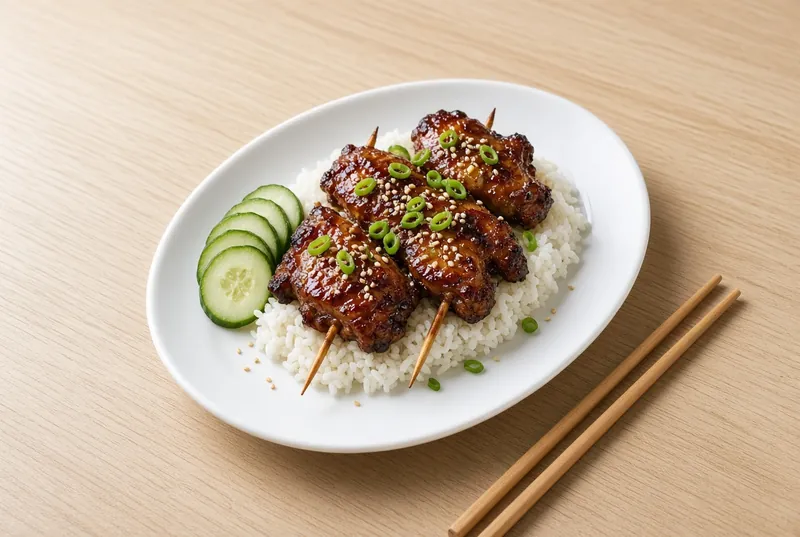 Air Fryer Korean Chicken Skewers