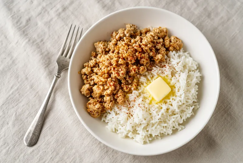 Ground Chicken and Rice
