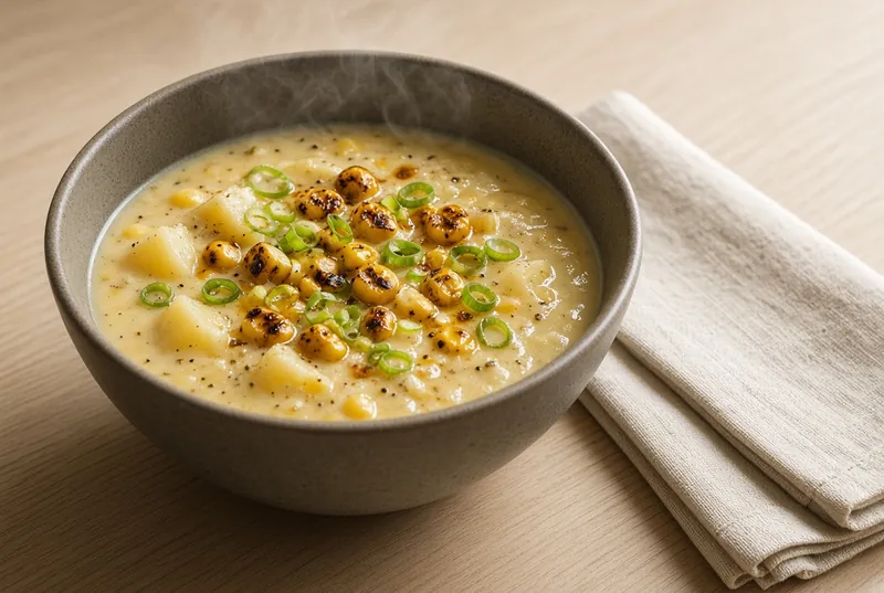 Miso Sweetcorn Chowder